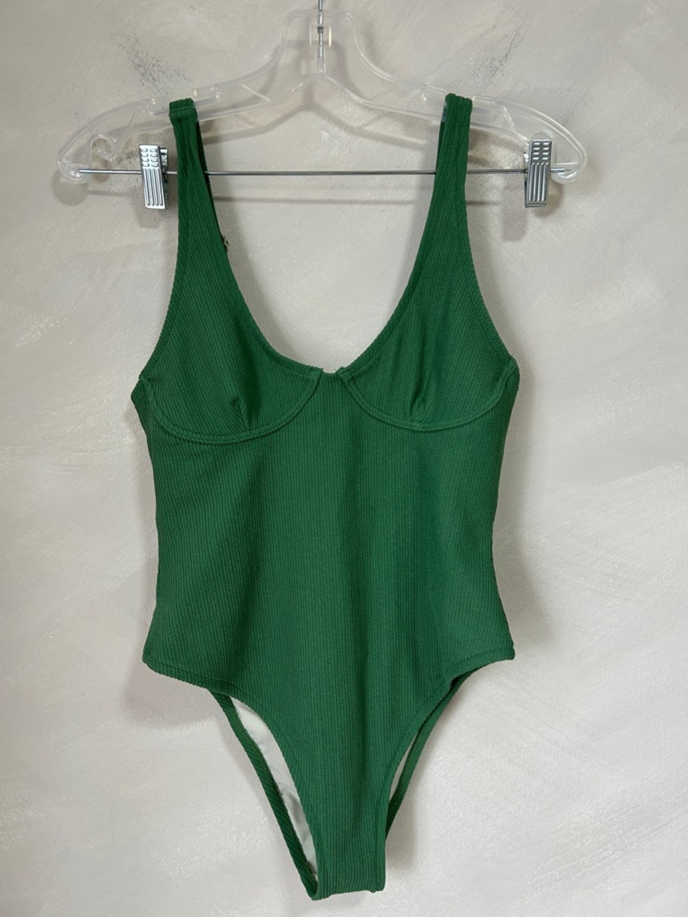 Zulu & Zephyr Green Terry Cloth One-piece Swimsuit